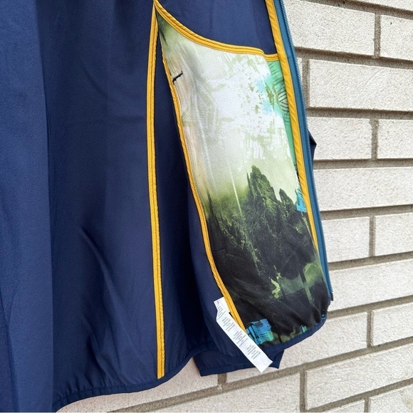 Nathan Tour Hooded Waterproof Jacket Peacoat Navy Blue Medium NWT - Picture 10 of 15